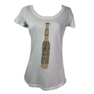 Pan & Miel Juniors Small "Desde‎ la Distancia una Cerveza Juntos" T-Shirt NWT